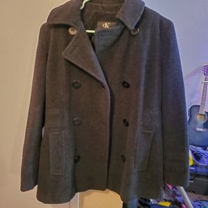 Calvin Klein Double Breasted Pea Coat